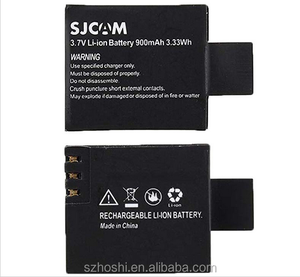 Batterie au Lithium, 2020, 3.7V, 900mAh, pour appareil photo <span class=keywords><strong>Sjcam</strong></span> sj4000 sj5000, avec logo, original - Product Image 5