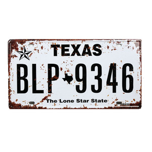 Biển Số Bằng Nhôm Thiết Kế Logo Theo Yêu Cầu Kích Thước Hình Chữ Nhật Tiêu Chuẩn Mỹ - Product Image 3