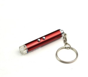 Biểu tượng tùy chỉnh mini LED Torch Keychain đa chức năng kim loại đèn pin với vòng chìa khóa - Product Image 4