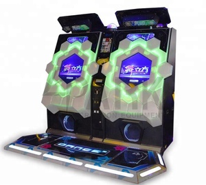 Gioco di musica macchina a gettoni della macchina di ballo cubo di console di gioco <span class=keywords><strong>video</strong></span> gioco biglietto della lotteria da corsa simulatore di cabina di guida - Product Image 2