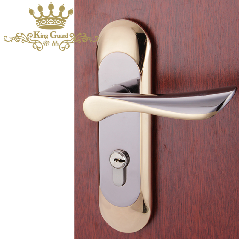 Оптовый Производитель хорошее качество безопасность цинковый сплав плоская для деревянной двери Передняя врезная дверная ручка замок цена