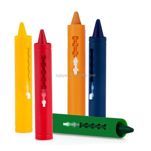 Groothandel EU en US normen niet-toxische paraffinewas 5 kleuren uitwisbare teken- en badkrijtjes set - Product Image 2