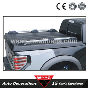 Couverture de Tonneau de haute qualité, housse à trois volets avec deux rails de lit pour <span class=keywords><strong>Rap</strong></span> tor F150 triton Cover 2010 - Product Image 4