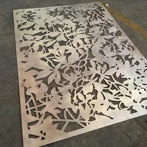 Iqaluit Laser Cut Leaf Ontwerp Tuin Metalen Scherm