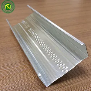 Atacado galvanizado drywall perfil metal stud parede divisória parede ângulos