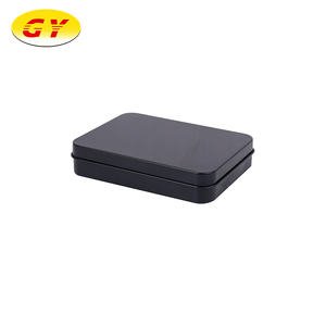 Latas de impresión de logotipo baratas, caja de <span class=keywords><strong>lata</strong></span> de Metal <span class=keywords><strong>mate</strong></span> negro antioxidante para tarjetas - Product Image 3