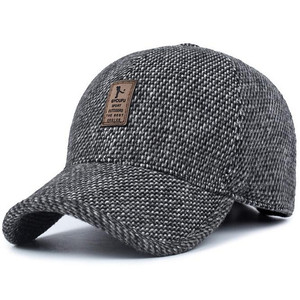 Hommes <span class=keywords><strong>de</strong></span> Laine D'hiver En Plein Air Oreille Baseball <span class=keywords><strong>Chapeau</strong></span> Chaud Papa <span class=keywords><strong>Chapeau</strong></span> - Product Image 4