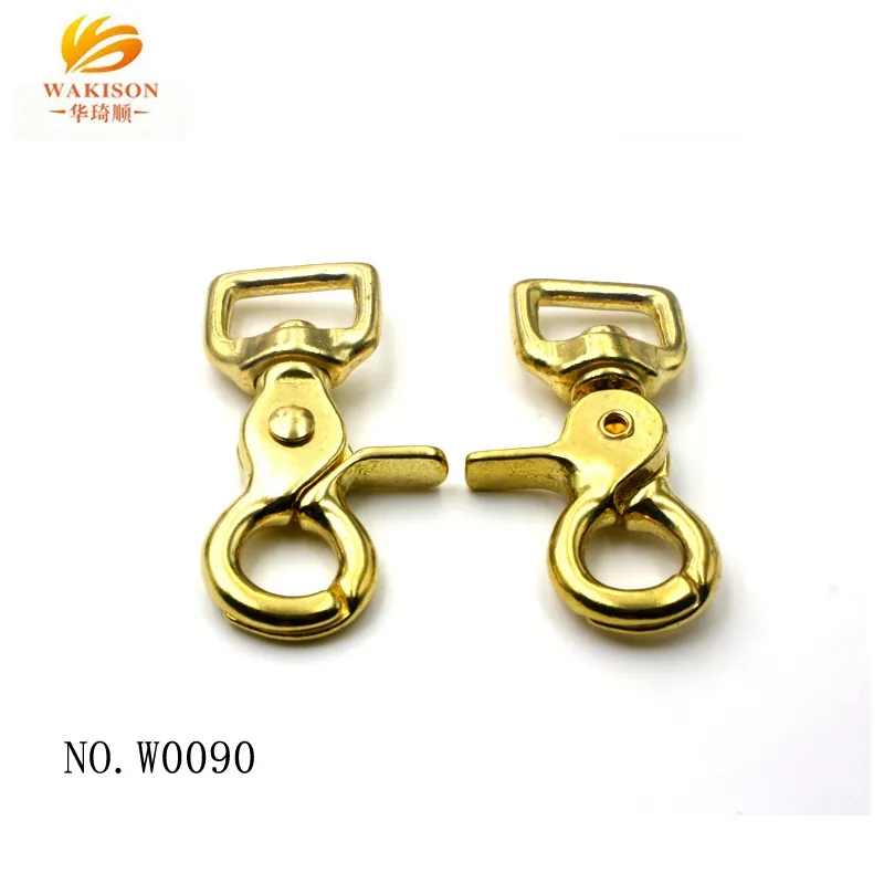 High quality brass swivel trigger snap hook