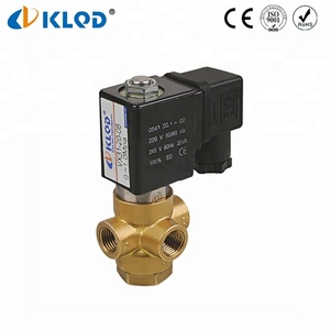 Válvula solenoide com dc24v/vx31/32/33 series 3/2way, válvula solenoide de bronze/válvula solenoide de acção direta de 3/2 way para 1.6mpa