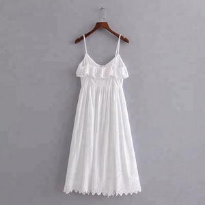 2019 Gros Vêtements Dentelle Cami Décontracté <span class=keywords><strong>sexy</strong></span> robes de soirée femmes - Product Image 1