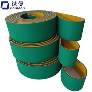 3.0mm Power Transmission Rubber Nylon Sandwich Flat Belts Used In Textile Machines