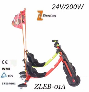 Dfift tricycle 200W enfants drift tricycle trois roues électrique <span class=keywords><strong>Smart</strong></span> Drifting tricycle Scooter - Product Image 4