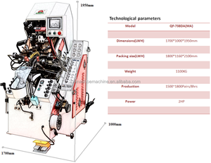 QF-738DA (MA) vente Chaude automatique bout durable machine universel distributeur de chaussures - Product Image 2