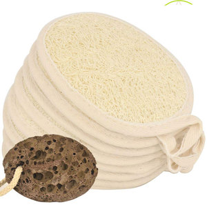Baño y ducha esponja cepillo 2 en 1 de cara y cuerpo EXFOLIANTE SUAVE cuerpo piel 100% mejor limpiador de silicona cuerpo cepillo para el baño - Product Image 1