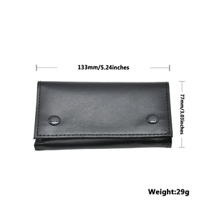 Custodia per tabacco in pelle PU con portacarte da 78 MM borsa per portafoglio per tabacco - Product Image 4