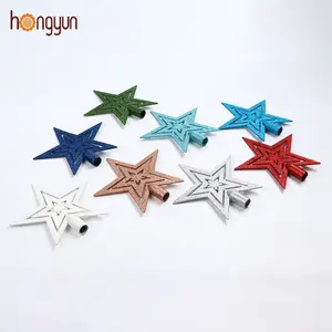 Multicolor ต้นคริสต์มาสเครื่องประดับต้นคริสต์มาส Star