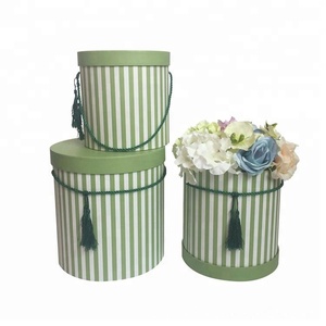 批发花 shipping 盒，鲜花交付盒，圆形花盒 - Product Image 6
