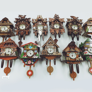 Horloge murale décorative 2019, puzzles en bois 3D, souvenir, jouet <span class=keywords><strong>pour</strong></span> enfant, horloge <span class=keywords><strong>coucou</strong></span> avec pendule à oscillation automatique - Product Image 5