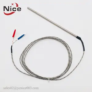 Pt100 6mm 3 Cable de sensor de temperatura