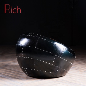 Living Room Decoration Leisure <strong>Chair</strong> Leather <strong>Pod</strong> Ball <strong>Chair</strong> - Product Image 3