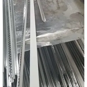 Supports de <span class=keywords><strong>plafond</strong></span> suspendus en T pour grille de <span class=keywords><strong>plafond</strong></span>, en or plat blanc, avec tiges filetées - Product Image 1