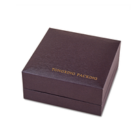 Boîte à bijoux carrée en similicuir faite à la main TONGXING WP-JH2 TX, fournisseur chinois, logo personnalisable, pliable, aimantée, certifiée ISO