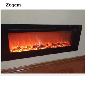 <span class=keywords><strong>Chimenea</strong></span> <span class=keywords><strong>Eléctrica</strong></span> de 60 Pulgadas con Vista <span class=keywords><strong>Panorámica</strong></span>, Calefactor con Efecto de Llama 3D, 12 Colores de Llama, Control Remoto, Diseño Moderno en Negro, Protección Contra Sobrecalentamiento - Product Image 5