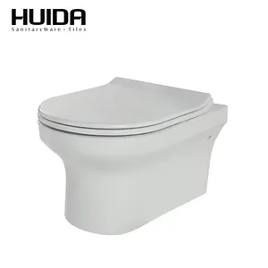 HUIDA-inodoro occidental de dos piezas, inodoro de dos piezas con descarga de agua, fabricante de China