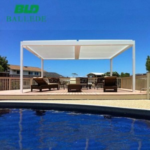 Proveedor <span class=keywords><strong>de</strong></span> China ajustable instalación motorizado aluminio toldo eléctrico persianas pergola - Product Image 1