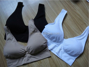 Sutiã de genie com apoio sem costura, seis tamanhos, nove cores, feminino acolchoado, com almofadas - Product Image 2