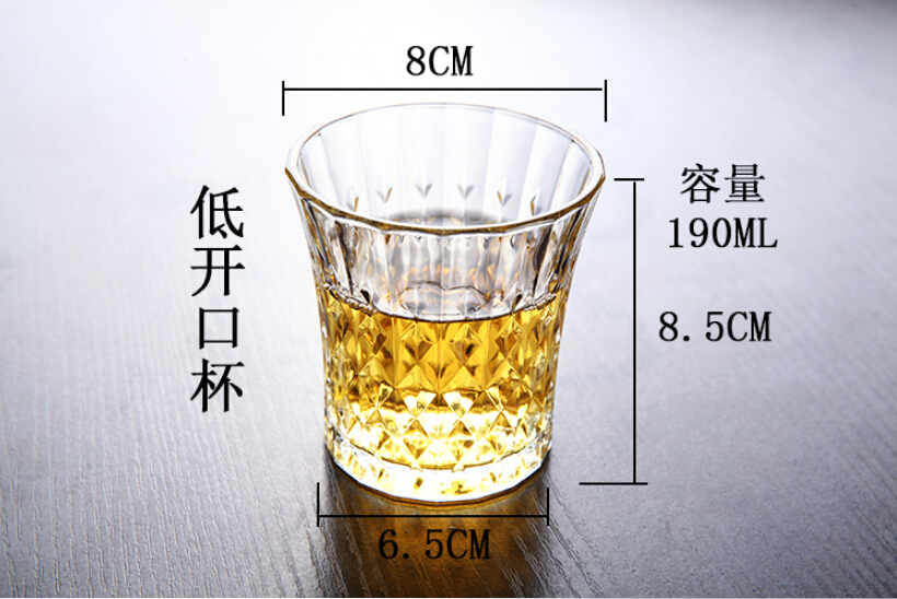 Haonai Machine Made Custom Vodka Shot Glasses whiskey glass tumbler