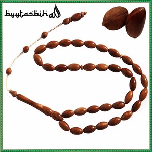 Commercio all'ingrosso della fabbrica di originale religioso musulmano ovale perline di legno di preghiera del rosario <span class=keywords><strong>tasbih</strong></span> - Product Image 4