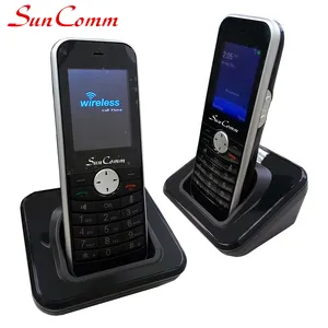 Cordless WIFI VoIP Phone 1 SIP Account SC-9068-WP PereにPeer Call Hotel Office Home使用