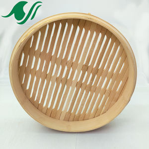 Utensilios de cocina de bambú natural, vaporizador de alimentos, 10 pulgadas - Product Image 5