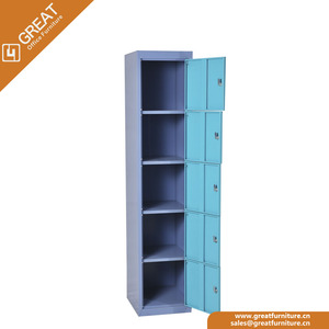 Metal estante ajustable derribar 5 puertas armario <span class=keywords><strong>de</strong></span> acero barato - Product Image 3