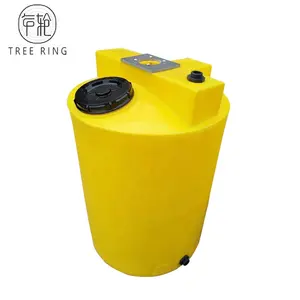 110 Gallon Low Density Polyethylene Vertical Water Resource Plastic Dosing Container Used for WasteWater Treatment Plant