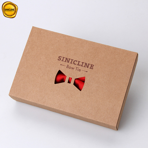 Sinicline Rot Herren Bowtie Verpackung Made Geschenk Custom verpackung bogen krawatte <span class=keywords><strong>box</strong></span> - Product Image 5
