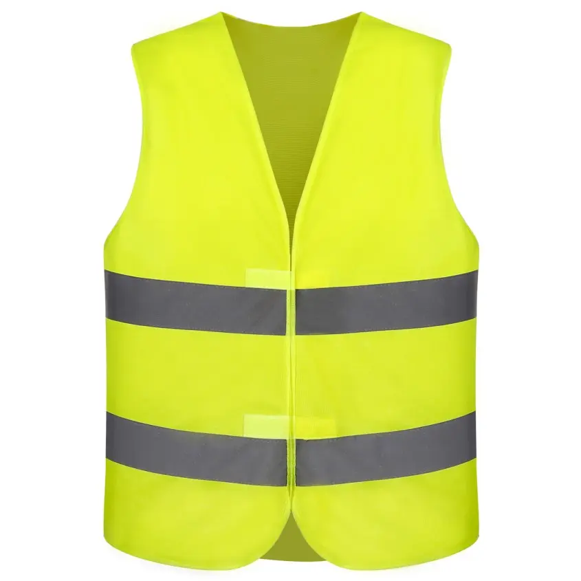 2020 newest hot sell hook and loop and zipper closure reflective safety vest