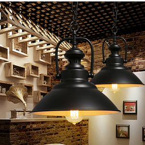 Lampada <span class=keywords><strong>a</strong></span> <span class=keywords><strong>Sospensione</strong></span> Industriale <span class=keywords><strong>Vintage</strong></span> in Ferro Stile Retrò per Decorazione Bar - Product Image 6