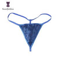 Corsé Moldeador de Cintura Azul para Mujer, Estilo Bustier, con Patrón Floral, Jacquard Retro, Lencería