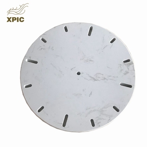 Bán buôn Chất lượng cao lật retro sang trọng Đồng hồ treo tường đồng hồ đá cẩm thạch trắng đồng hồ - Product Image 2