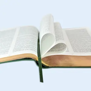 Casing kustom kualitas tinggi Buku Sampul Sampul PU buku cerita merek cetak buku sampul Injil