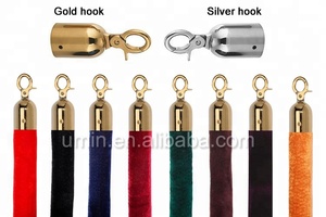 กำมะหยี่สีแดง Stanchion เชือกกระจก Hook - Product Image 6