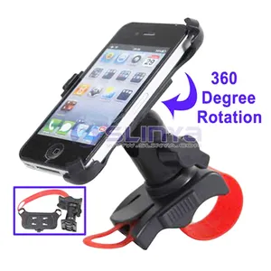 Suporte de celular para bicicleta, suporte de telefone para bicicleta de rotação 360 graus para iphone samsung