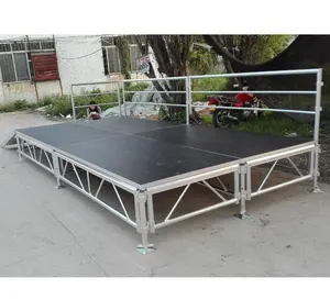 Temporary Event Plywood Stage Platform Adjustable Height