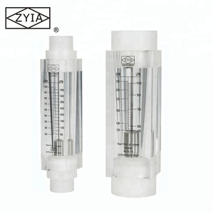 Débitmètre vertical en ligne en acrylique LZM-50G OEM pour l'eau et le gaz/l'air, rotamètre - Product Image 2