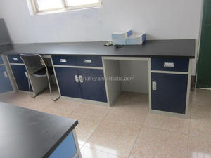 Okul için kullanılan mobilya çelik tıbbi diş laboratuvarı saklama çalışma tezgahı satış - Product Image 5