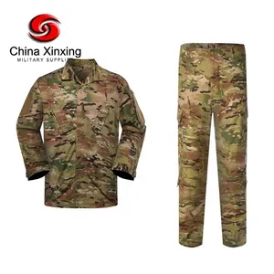 Xinxing T/C Poliester 65% Katun 35% 210GSM Multicam Kamuflase Seragam Seragam Taktis