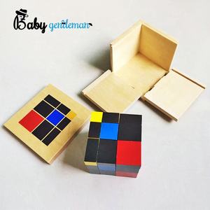 Di alta qualità sussidio <span class=keywords><strong>didattico</strong></span> montessori legno sussidi cubatura <span class=keywords><strong>materiale</strong></span> per homeschool Z12015F - Product Image 4