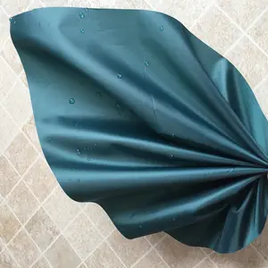 Fabrika toptan çadır duş perdesi su geçirmez masa örtüsü 100% polyester 190T tafta kumaş